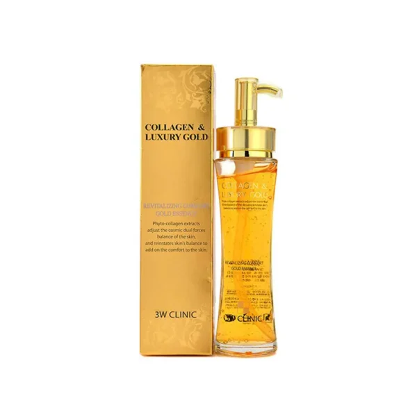 3w clinic Collagen and Luxury Revitalizing Comfort 24K Gold Essence 150 ml