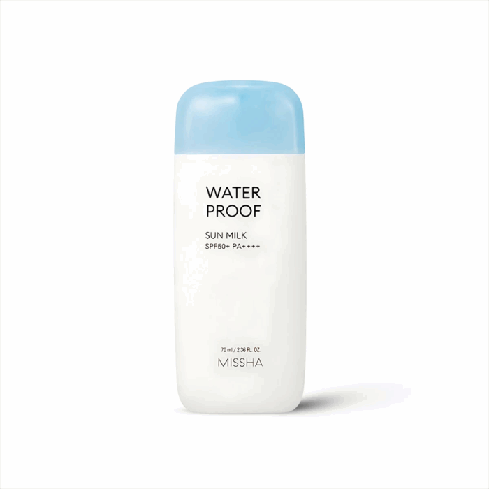 missha waterproof sun milk