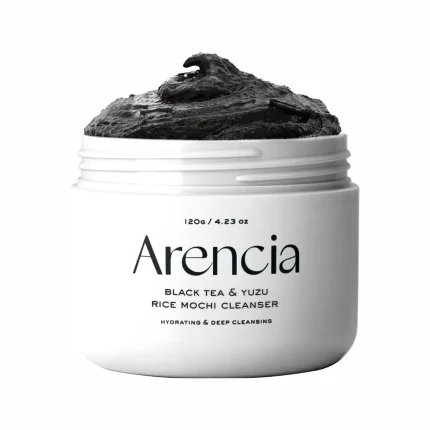 Arencia Black Tea Rice Mochi Cleanser 120g
